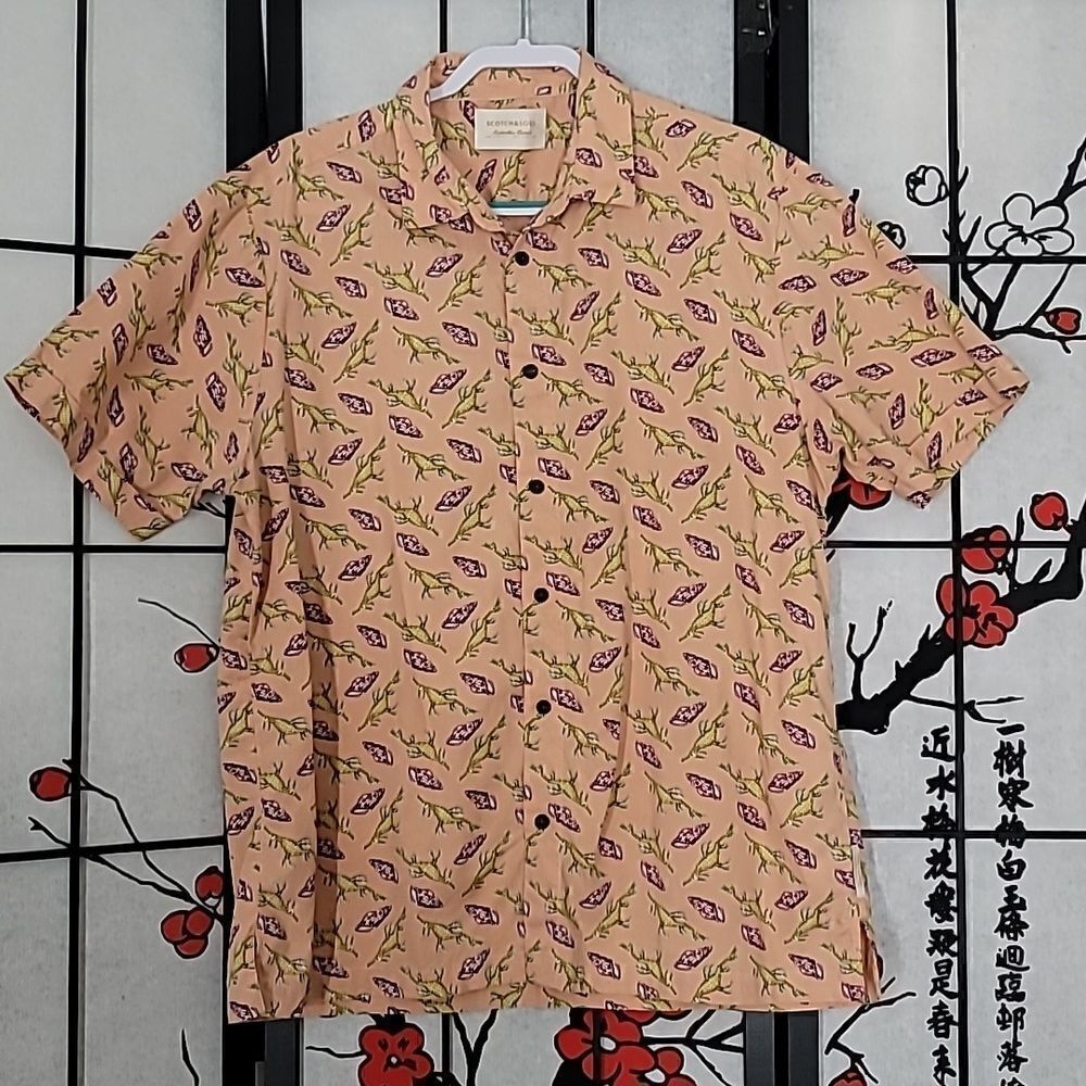 SCOTCH & SODA All-Over Printed Hawaiian Shirt